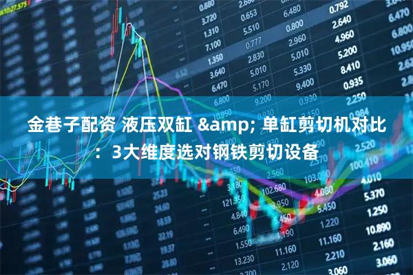 金巷子配资 液压双缸 & 单缸剪切机对比:3大维度选对钢铁剪切设备